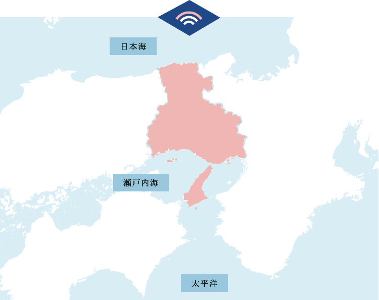 かまぼこの全国生産量No.2 日本海、瀬戸内海、太平洋をまたぐ兵庫県